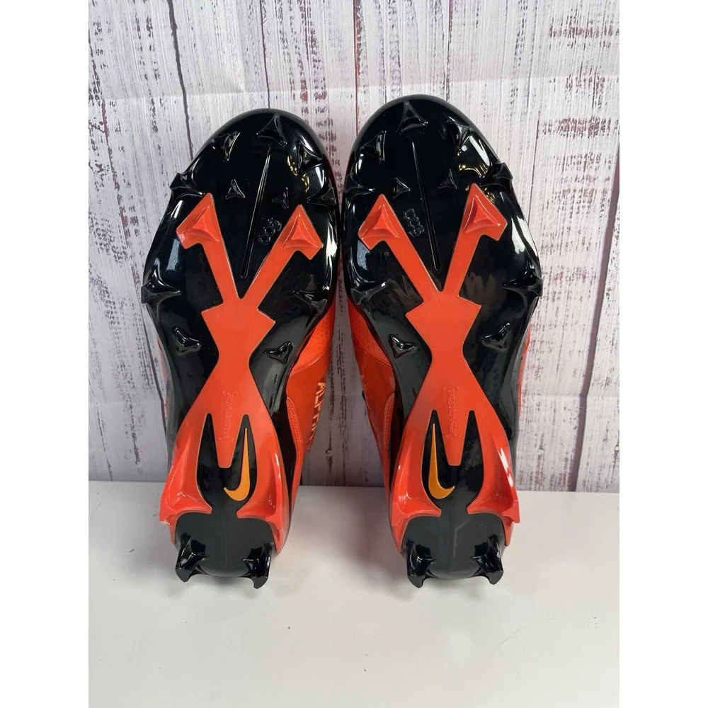 Nike Alpha Menace 4 Pro NRG Picante Football Cleats Orange FQ3984-600 Size 7.5